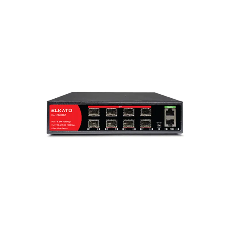 سوئیچ شبکه صنعتی 8 پورت SFP مدل EL-1FG820GP